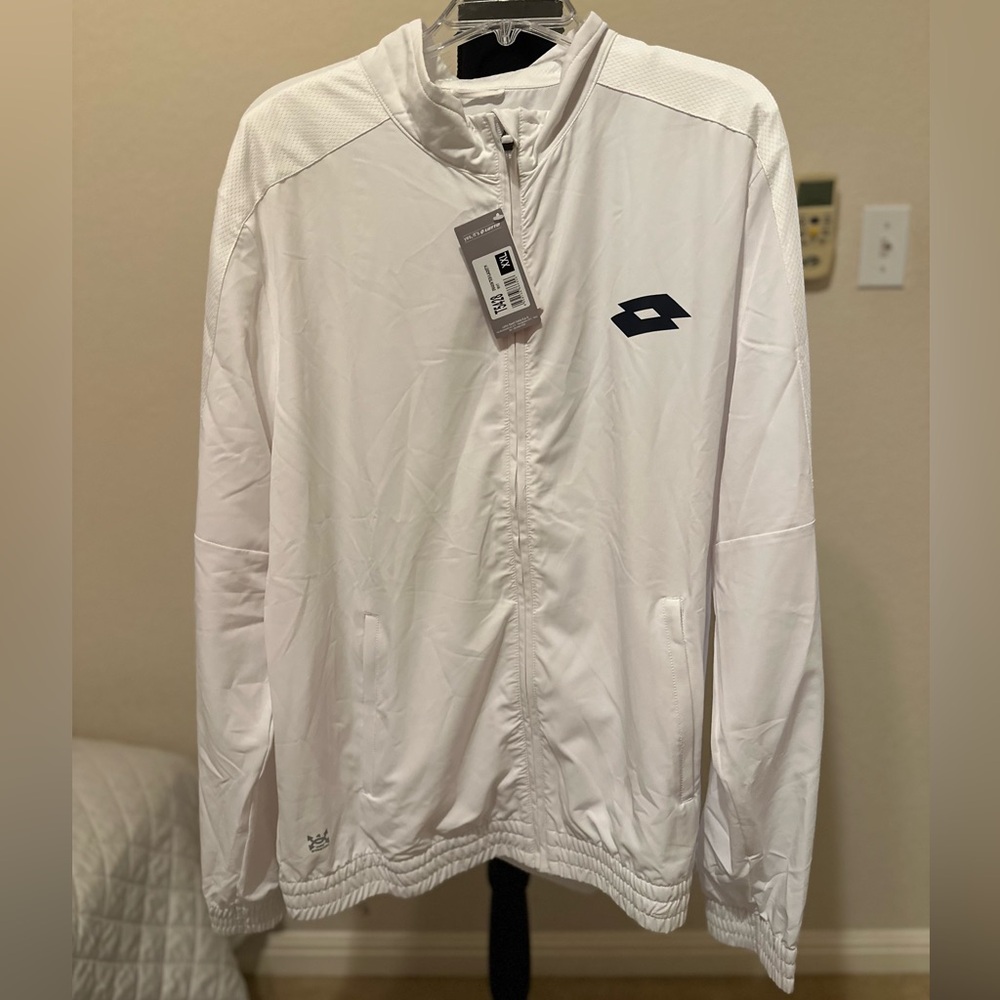 LOTTO Men's‎ White Jacket. Size XL. NWT